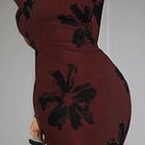 2025 Girded Skinny Sexy Dress With Print Slings Long Open Dress Women's Spring Summer HZ1208