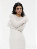 2025 Hot Knitted Hollow Skirt + Vest Skirt Set Women's Soft Knitted Burqa Holiday Wind HZ1208