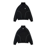 Autumn And Winter Broken Planet Sports Windbreaker Set Fashion Zipper Solid Color Coat Street Style HZ1208