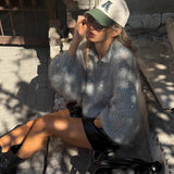 Early Autumn New Sea Horse Hair Sling Knitted Skirt + Jacket Two Sets Of Women | Slimming Comfortable Temperament Fashion HZ1208