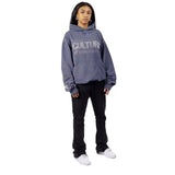 Autumn And Winter Letter Drill Loose Personalized Clothing Autumn Dress Retro Fashion Hood HZ1208