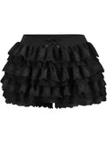 2025 Anti-Permeable Multi-Layer Cake Stacked Short Skirt Hot Trousers Hot Girl Sexy Fashion Lace Skirt Sexy Skirt HZ1208
