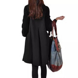 2025 Autumn And Winter New Korean Version Of The Large Size Of Women's Clothing In The Long Loose Caravan Cape Coat HZ1220