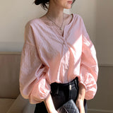 This Year's Popular Unique Beautiful Gradient Shirt Female Light Familiar French Small Short-Sleeved Fairy Air Fluttering Snowfleet Blouse Summer HZ1208