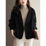 European Goods High-End Temperament Sweater Jacket Women 2025 New Early Spring And Autumn Unique Look Loose Outside Cardigan HZ1208