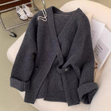 2025 Autumn And Winter New Korean Version Of The Large Size Of Women's Clothing In The Long Loose Caravan Cape Coat HZ1220