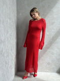 2025 Hot Knitted Hollow Skirt + Vest Skirt Set Women's Soft Knitted Burqa Holiday Wind HZ1208