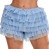 2025 Anti-Permeable Multi-Layer Cake Stacked Short Skirt Hot Trousers Hot Girl Sexy Fashion Lace Skirt Sexy Skirt HZ1208